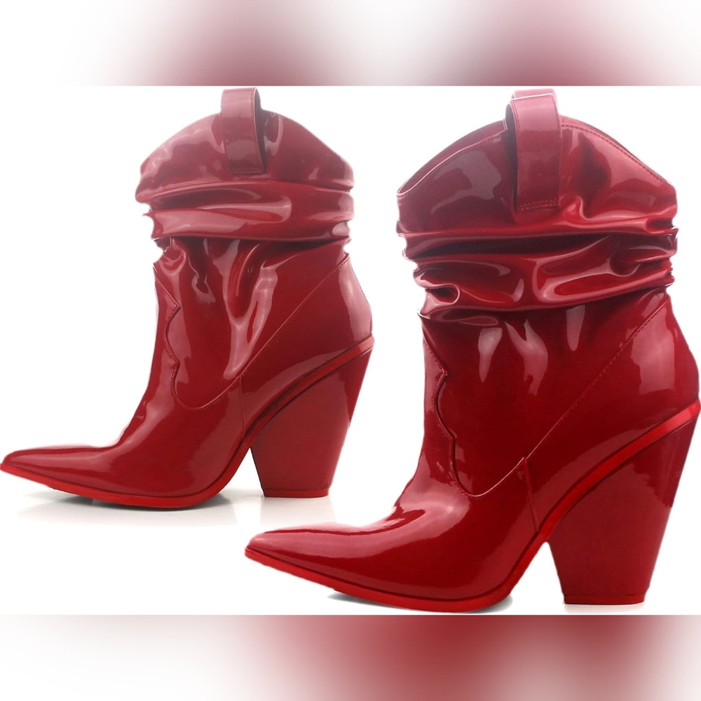 Cape Robbin Reflection Red Ankle Cowboy Boots